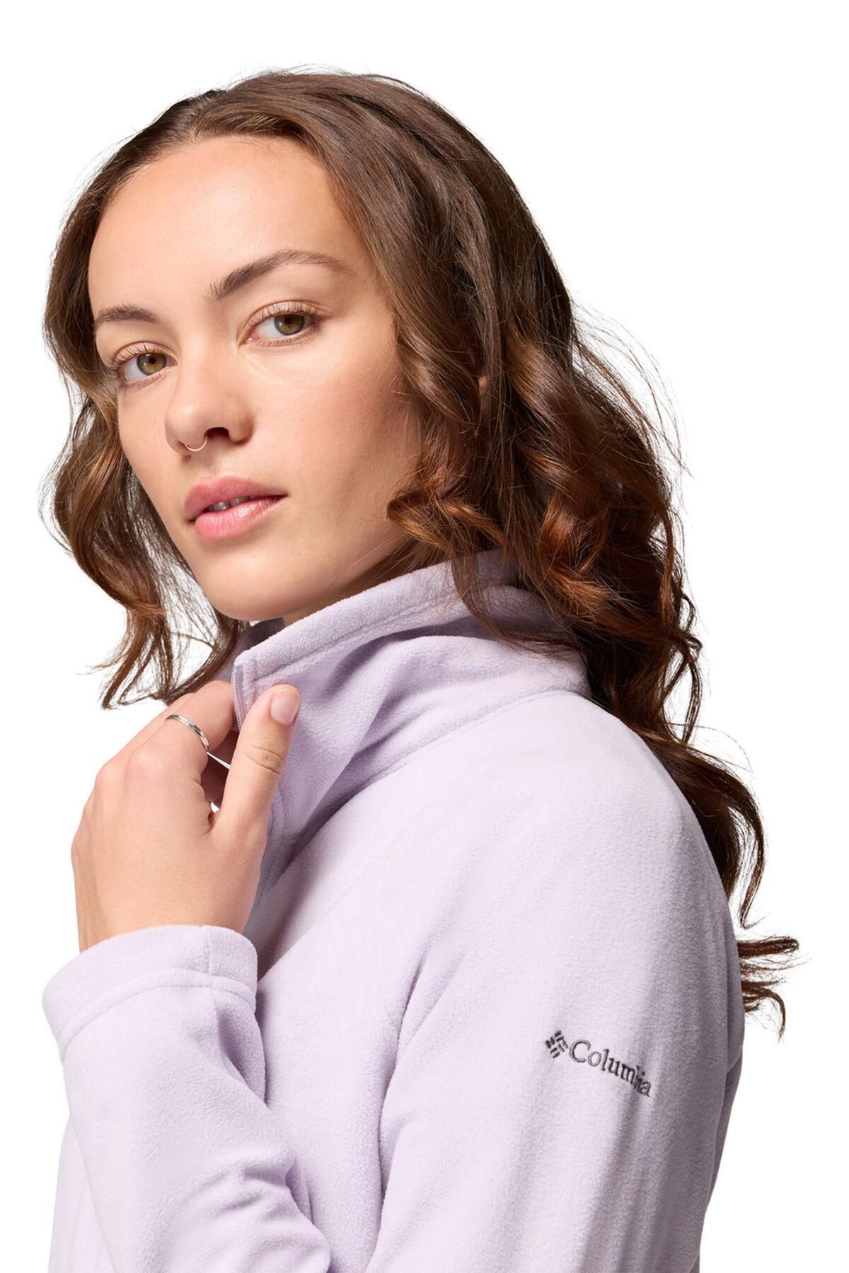 컬럼비아 경량 하프집업 플리스 긴팔 티셔츠 9050545 MORADO/LILA - 상세 이미지 3