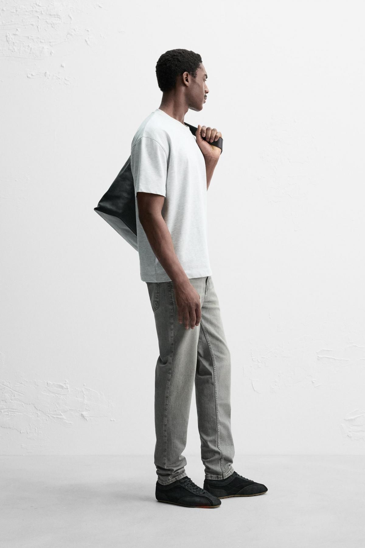 자라 슬림핏 진 0774/340 GREY - 상세 이미지 4