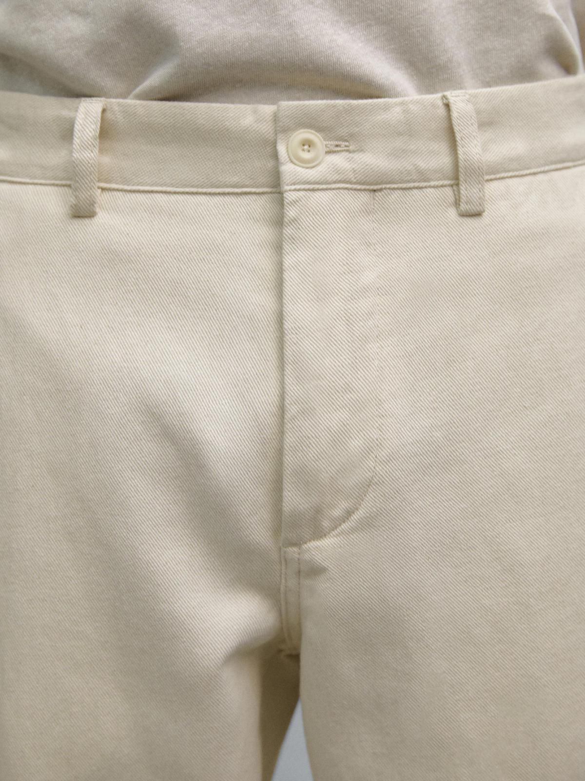마시모두띠 테이퍼드핏 슬랙스 팬츠 아이보리 0013/008 OFF WHITE - 상세 이미지 4