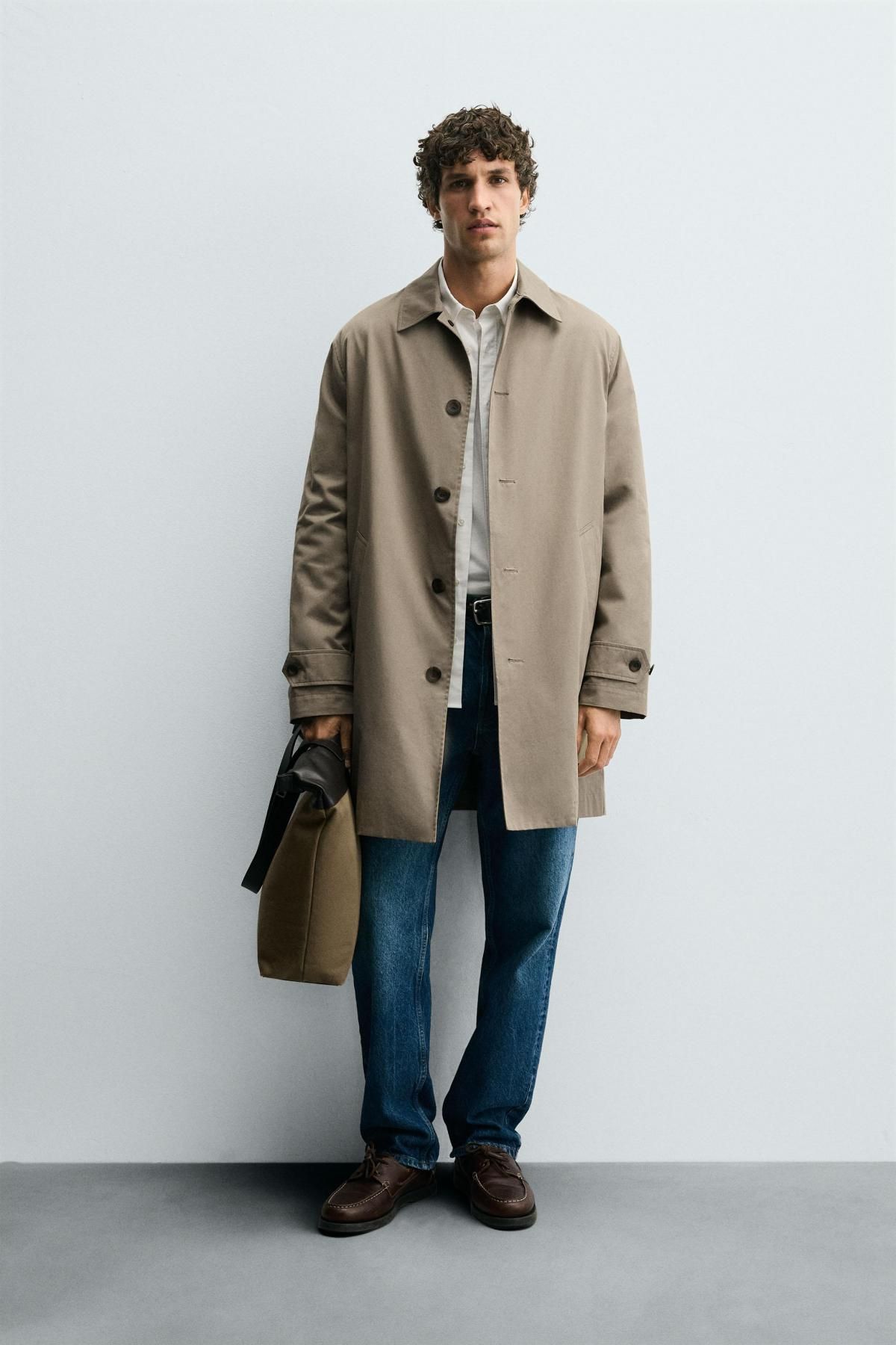 자라 탈착식 안감 오버핏 트렌치코트 5854/420 BEIGE - 상세 이미지 2
