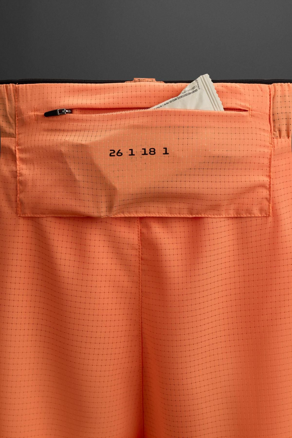 자라 테크니컬 경량 스트레치 러닝 반바지 6096/304 ORANGE - 상세 이미지 4