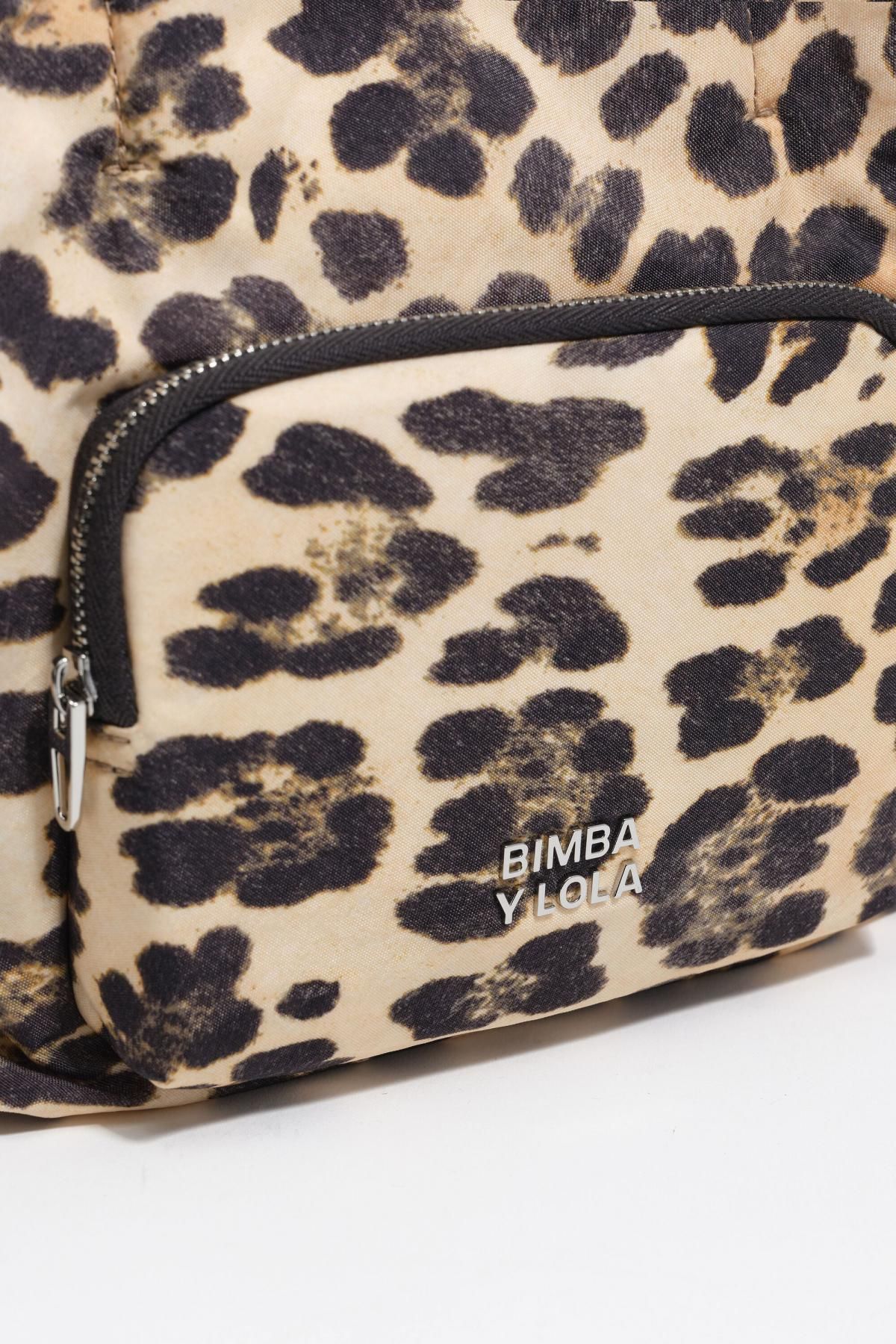 빔바이롤라 레오파드 패턴 나일론 소프트 포켓 크로스백 252BBKJ5P.10351 LEOPARD NATURAL - 상세 이미지 2