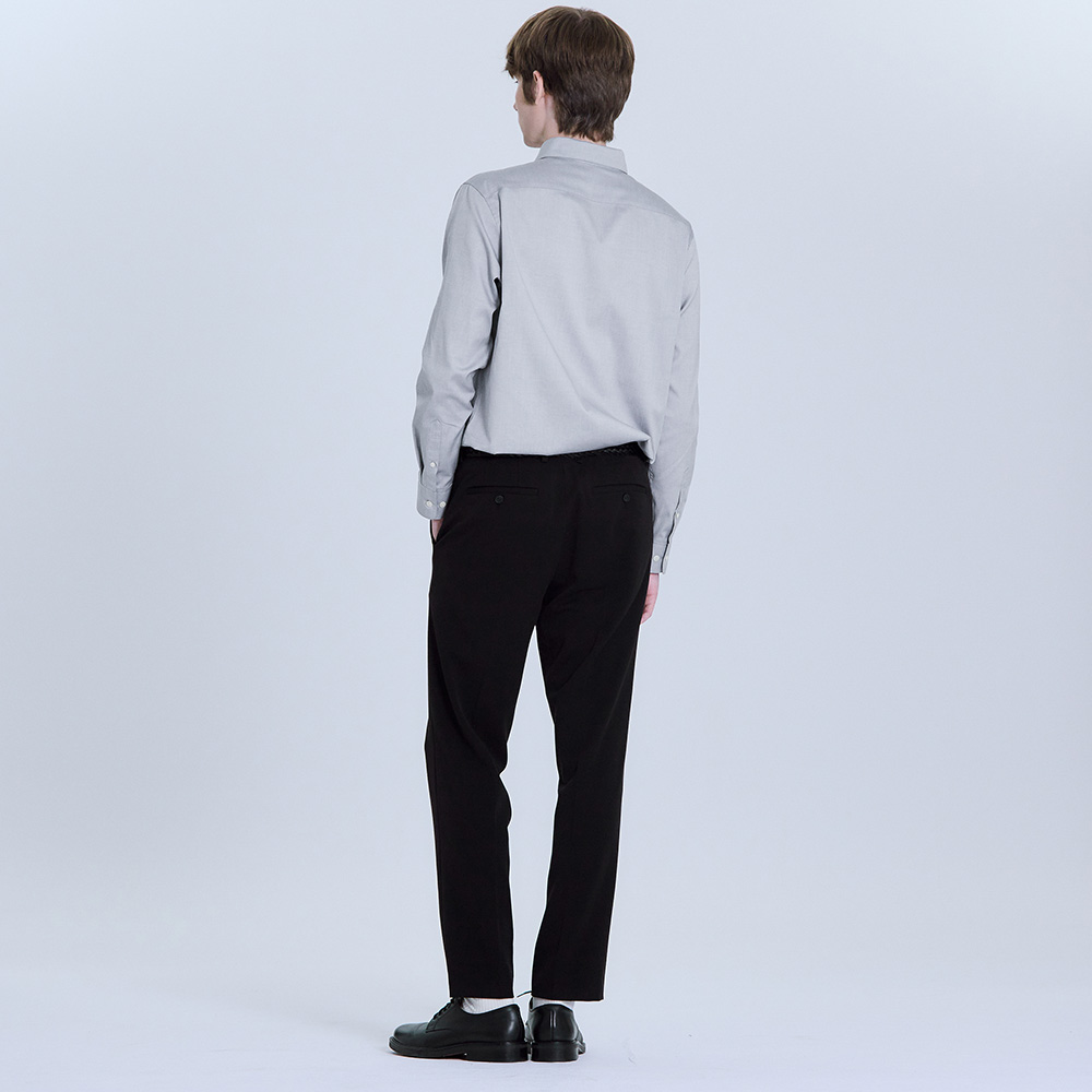 베이직하우스 남성 테이퍼드핏 히든밴딩 슬랙스 - 상세 이미지 3