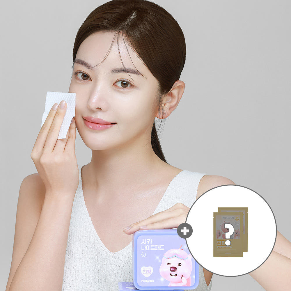 리플라이미 잔망루피 시카 나이트 패드 70매+마스크팩 2매 - 상세 이미지 5