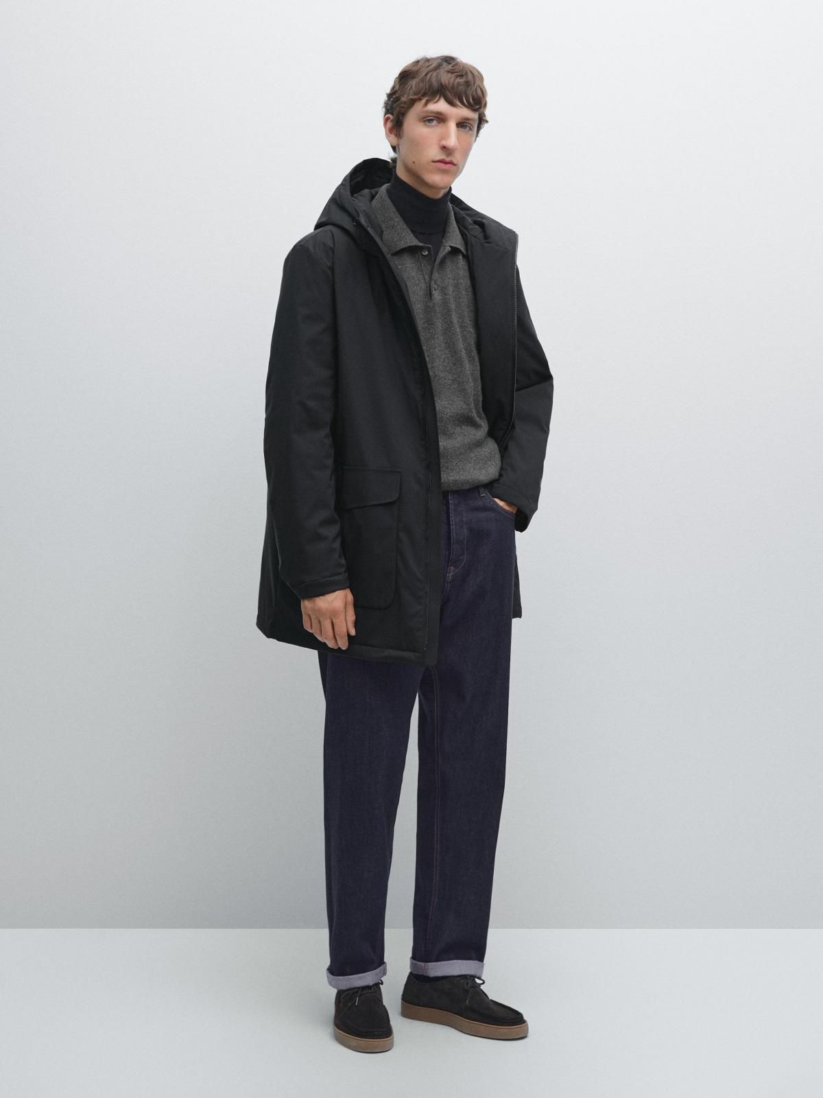 마시모두띠 테크니컬 경량 퀼팅 후드 파카 3108/403 NAVY BLUE - 상세 이미지 2