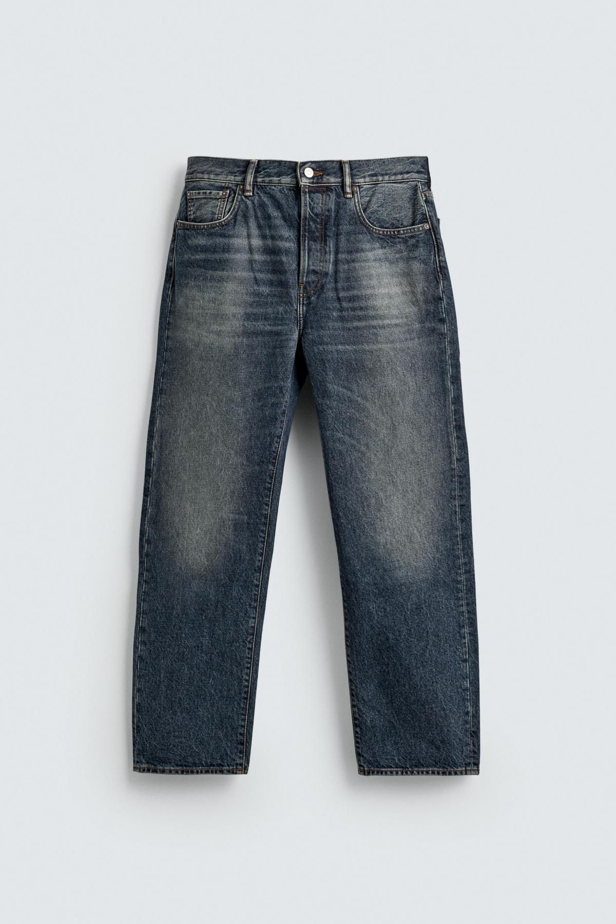 자라 데님 스트레이트 앵클핏 진 5155/300 BLUE 이미지 8
