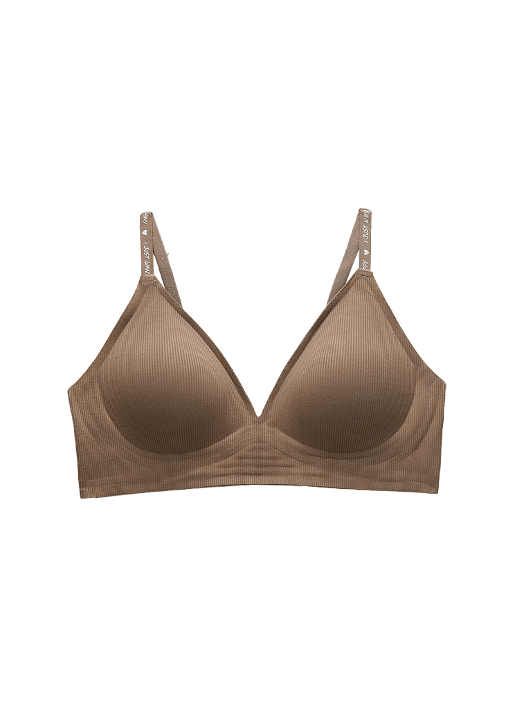 [쉼브라] 힐링 코튼 노와이어 브라 단품 심리스브라 편한브라 수면브라 여성속옷 여성브라 - 상세 이미지 4