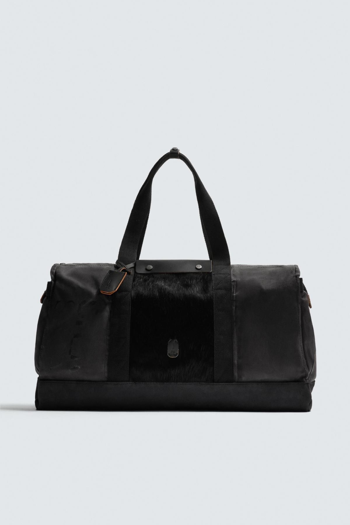 자라 블랙 패브릭 토트백 X SRA 3358/620 BLACK - 메인 이미지