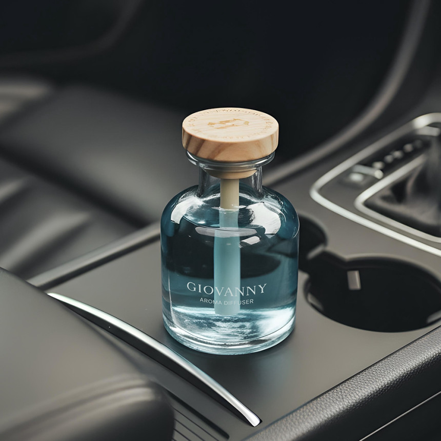 [1+1지오바니 차량용 방향제 자동차 디퓨저 150ml, 블랙체리 사진 4
