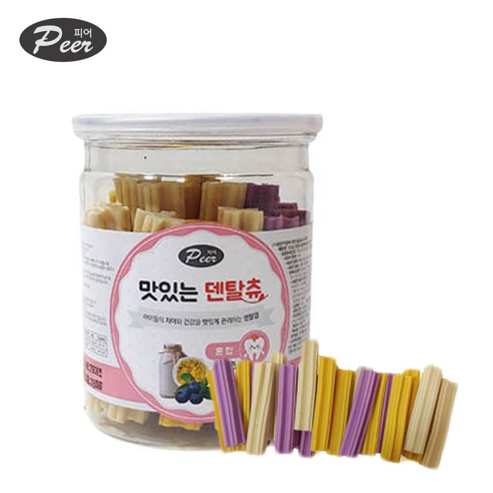 강아지 치아건강 덴탈껌 3종혼합 250g - 상품 이미지