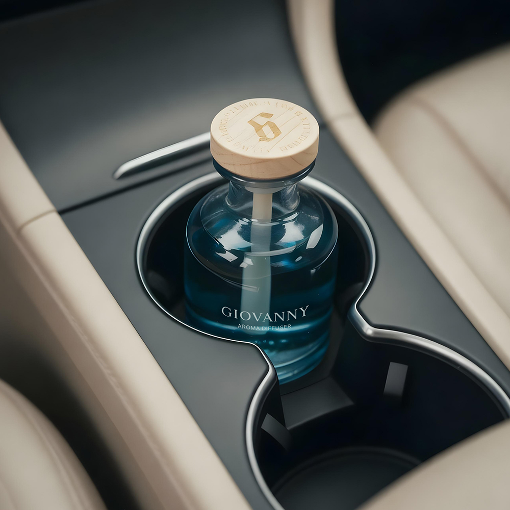 [1+1]지오바니 차량용 방향제 자동차 디퓨저 150ml, 블랙체리