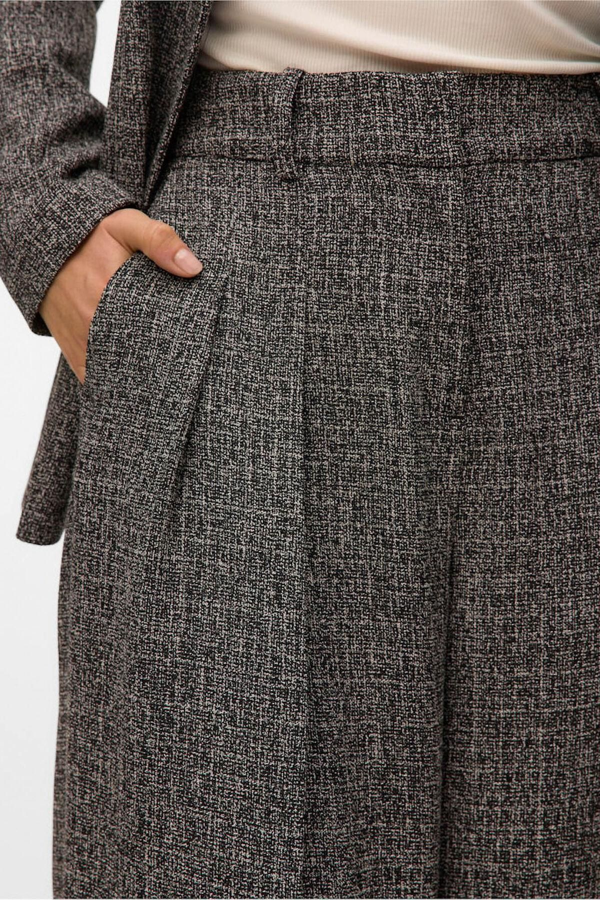 베로모다 테크니컬 와이드핏 핀턱 슬랙스 팬츠 3722164 NEGRO - 상세 이미지 3