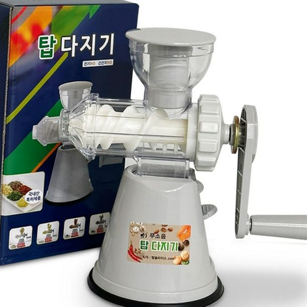 다용도 수동 다지기 무소음 마늘 다지기 무전원 국내산 야채 음식 - 상품 이미지