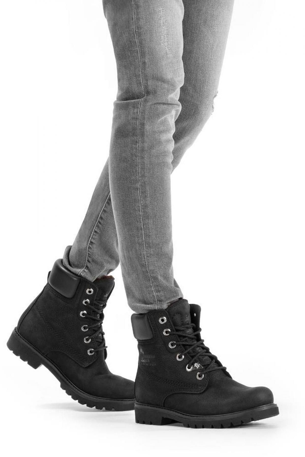 파나마잭 방수 퍼안감 누벅 앵클부츠 블랙 9961110 NEGRO - 상세 이미지 2