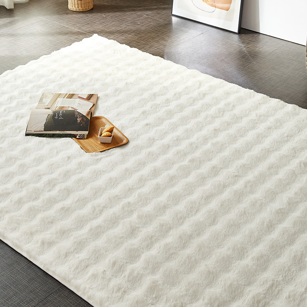 퍼보 스텝온 3D엠보싱 극세사 카페트 장모 워셔블 폭신 부드러운 포근한 워셔블 러그