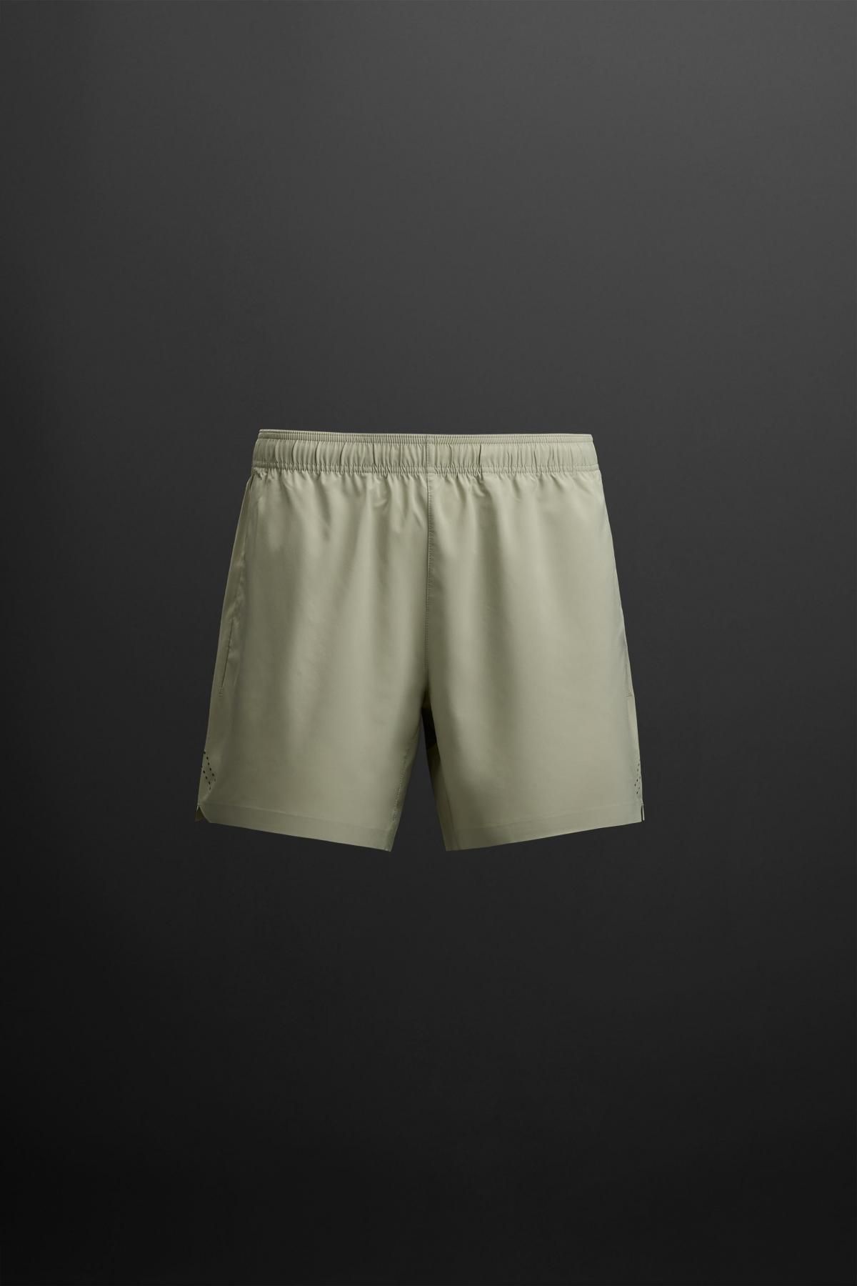 자라 테크니컬 경량 트레이닝 반바지 5582/400 GREY GREEN - 메인 이미지