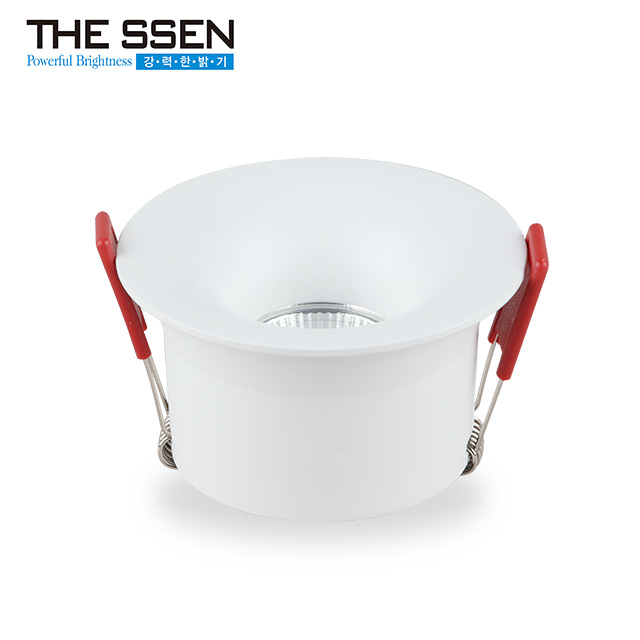 더쎈 LED 다운라이트 슬림 델링 7.5cm(3인치) COB 10W 움푹 슬림테 매립등 - 상품 이미지