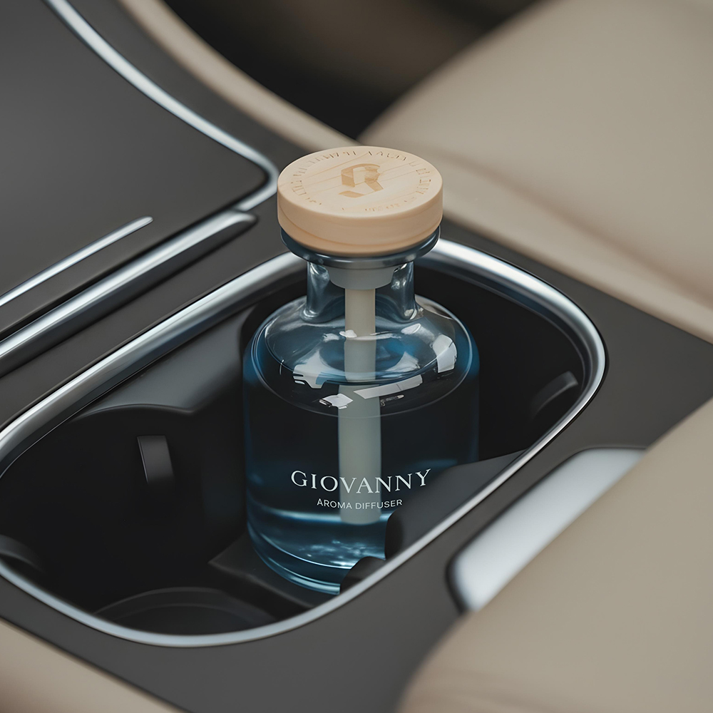 [1+1]지오바니 차량용 방향제 자동차 디퓨저 150ml, 블랙체리
