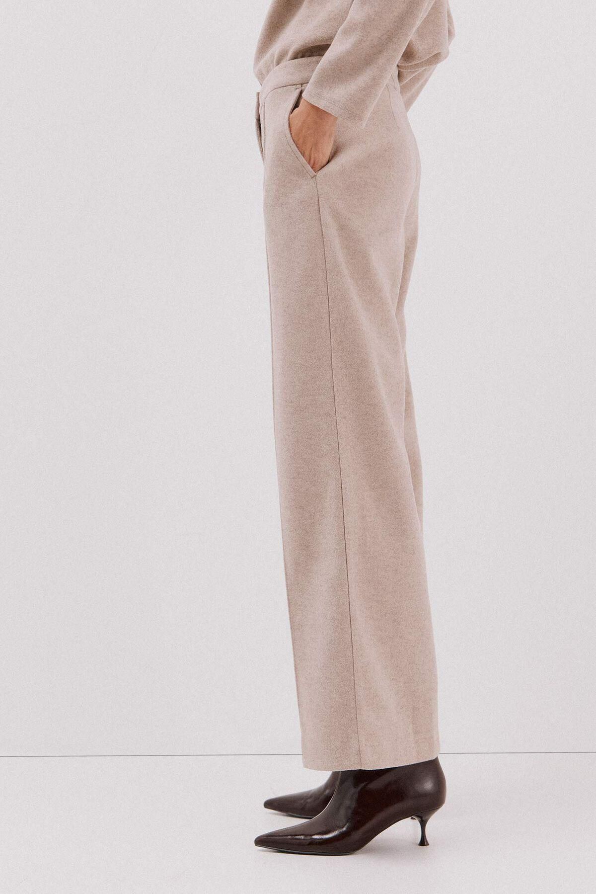 꼬르떼피엘 컴포트 소프트 와이드 팬츠 8722330 BEIGE - 상세 이미지 3