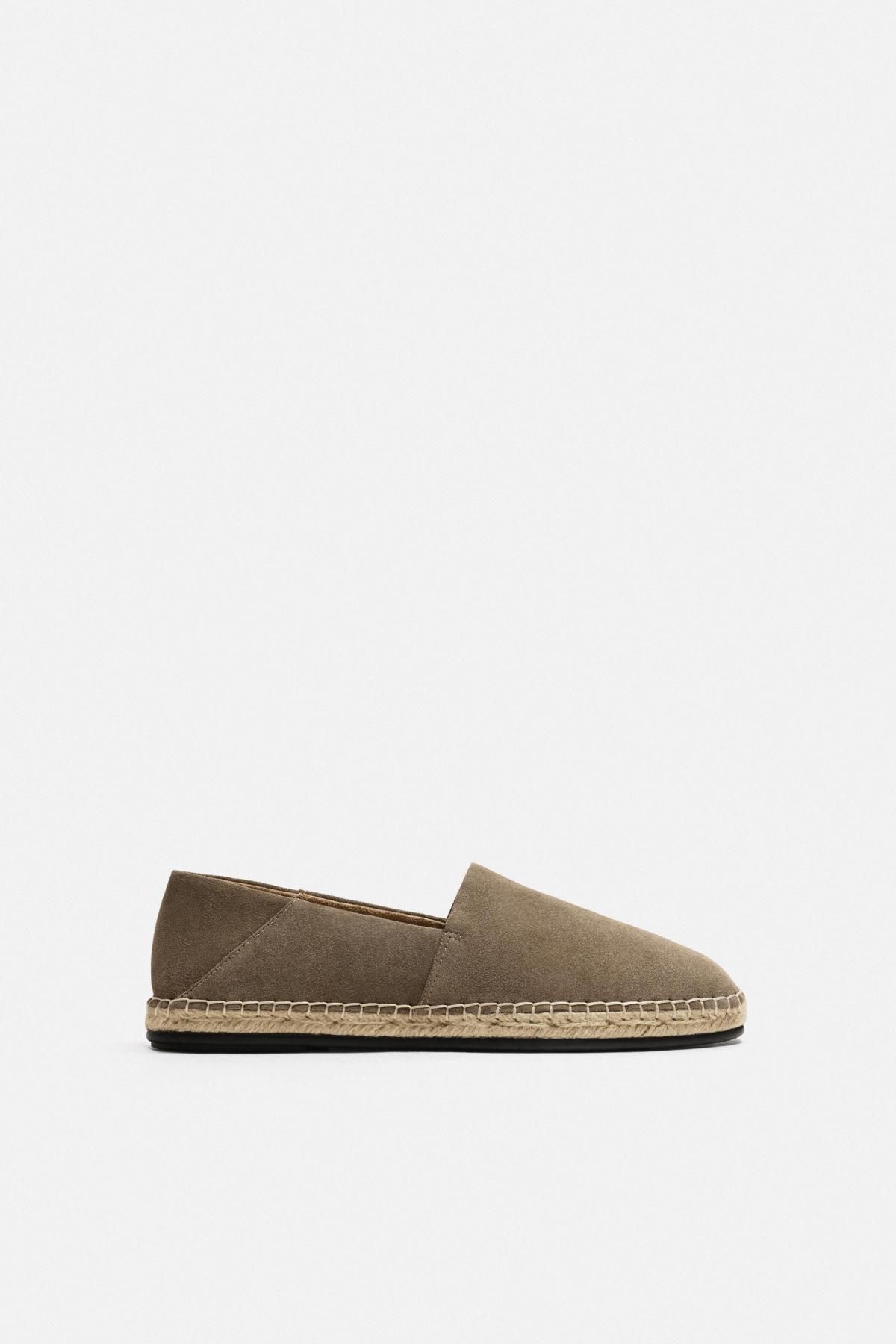 자라 스웨이드 레더 에스파드리유 2762/620 TAUPE GREY - 상품 이미지