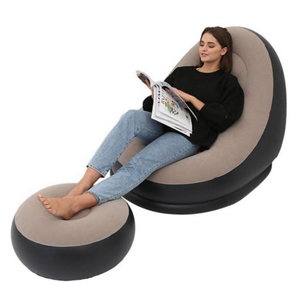 접이식 에어 소파 1인용 푹신한 에어쿠션 소파 거실 의자 침대