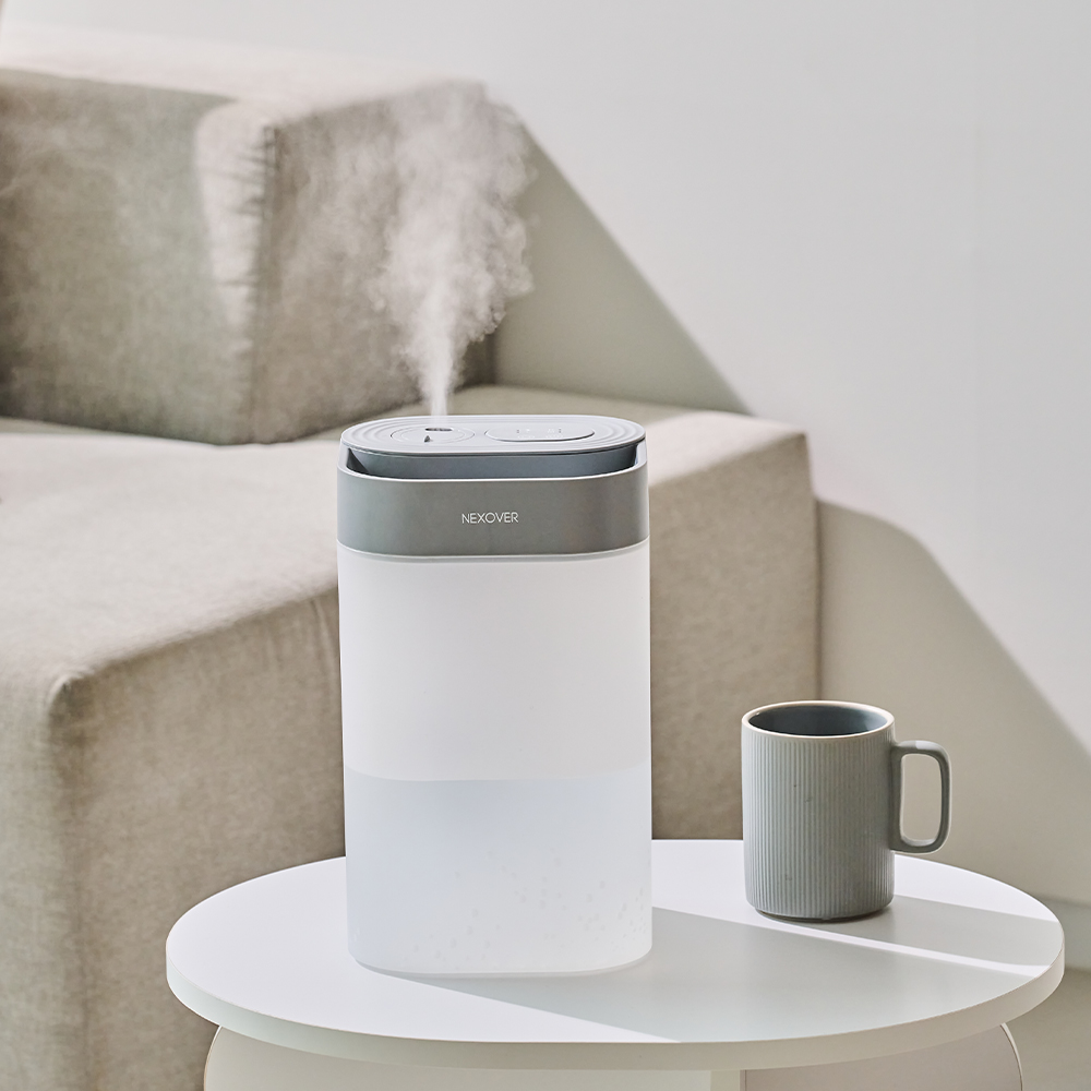 넥소버 초음파 가습기 플로팅 진동자 가습기 누수안심 통세척 4.5L