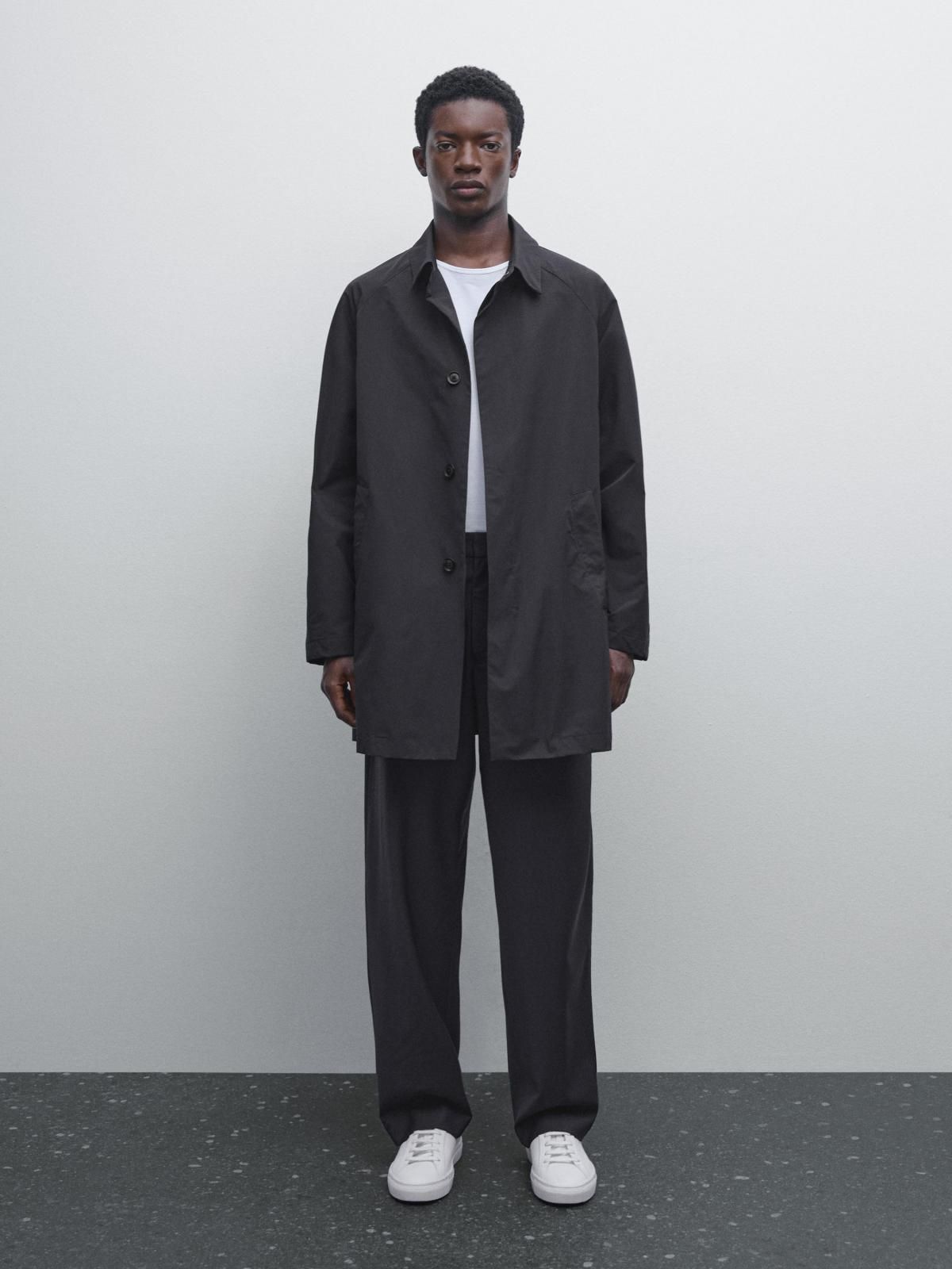 마시모두띠 테크니컬 울블렌드 와이드 조거 팬츠 0026/006 NAVY BLUE - 상세 이미지 5