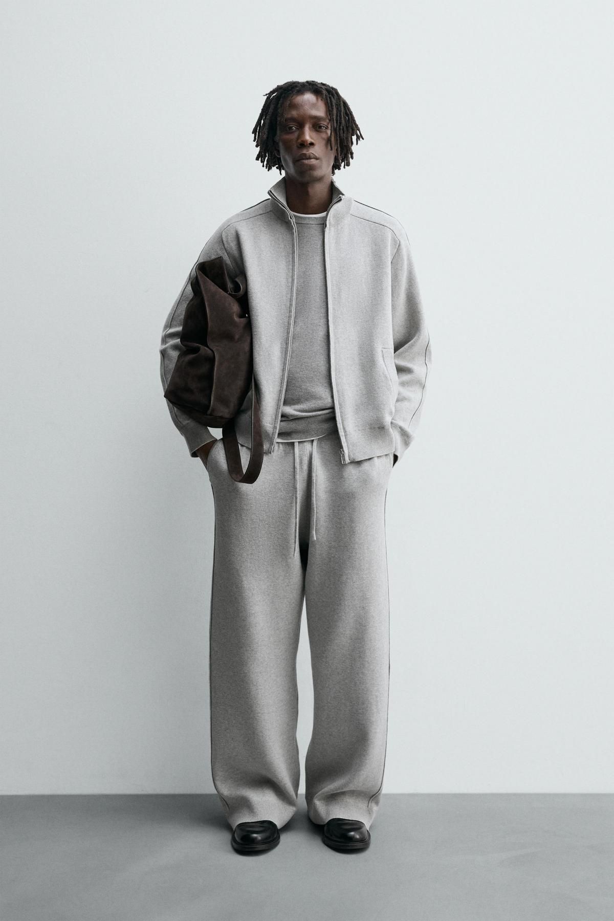 자라 테크니컬 라이트그레이 집업 가디건 4696/312 GREY MARL - 상세 이미지 2