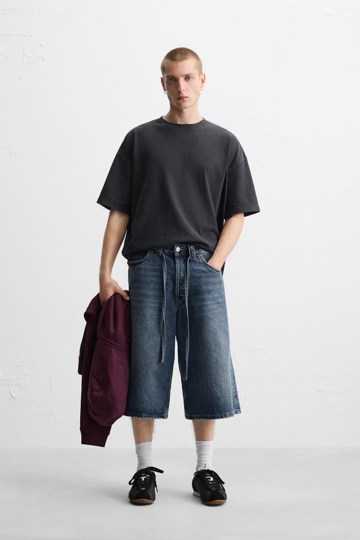 자라 베이직 박시핏 티셔츠 6462/400 ANTHRACITE GREY - 상세 이미지 2