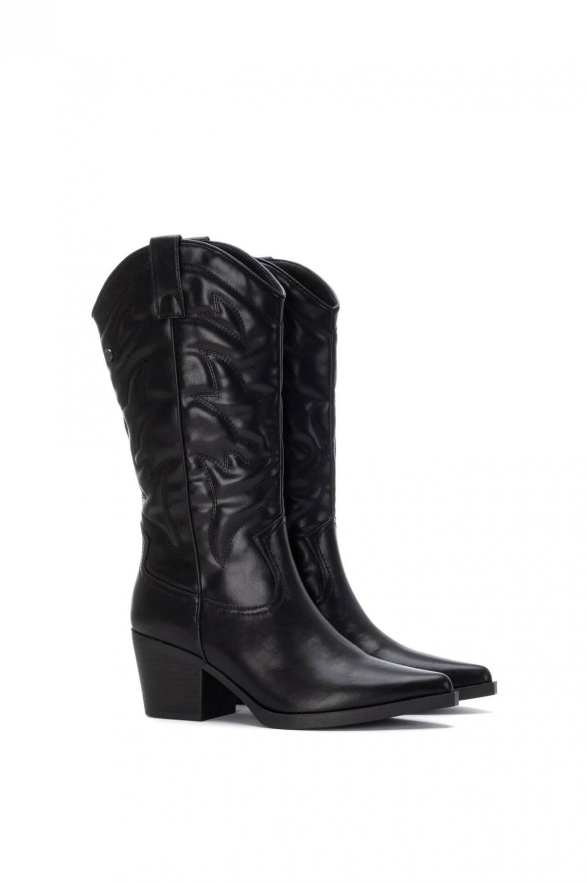 엑스티아이 웨스턴 메탈릭 카우보이 미들 부츠 1522750 NEGRO - 상세 이미지 5