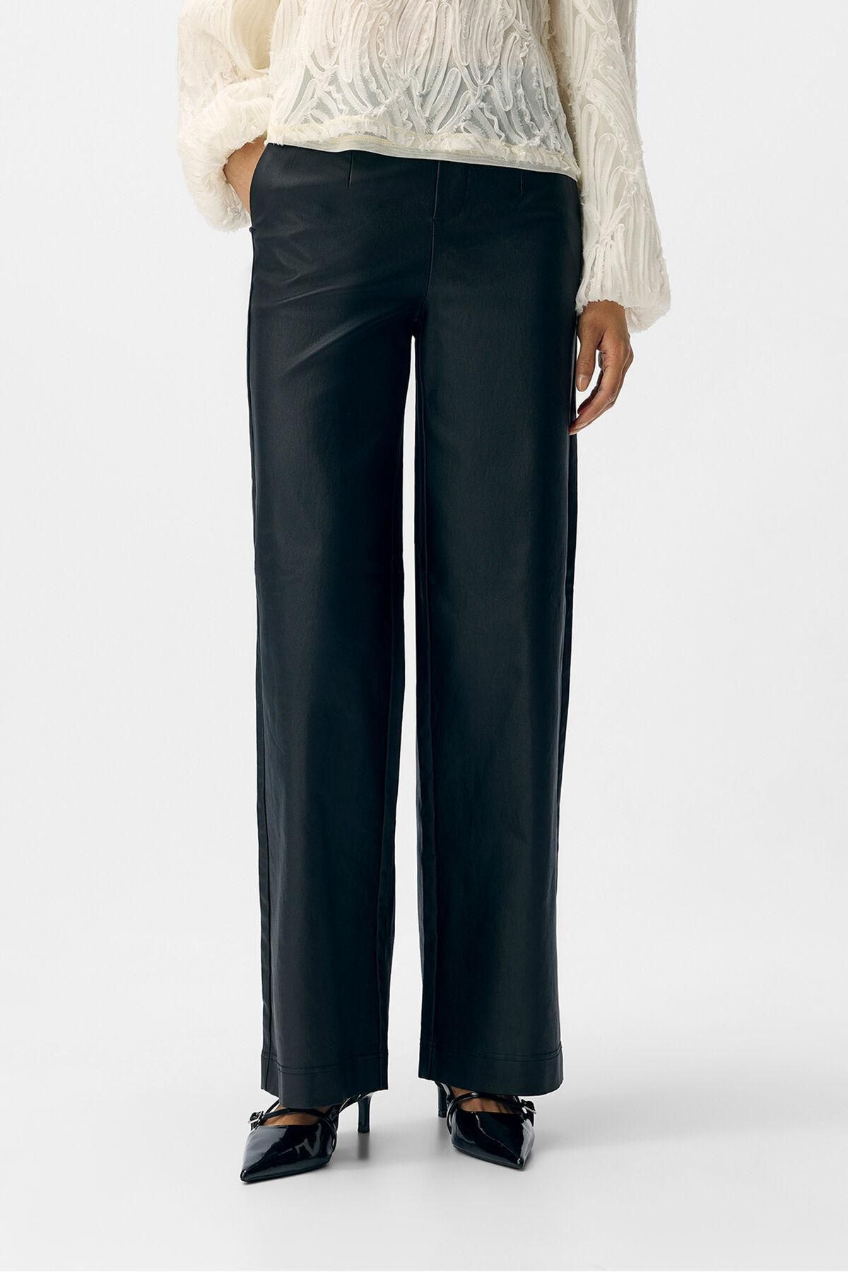 오브젝트 테크니컬 에코 레더 와이드 팬츠 6398254 NEGRO - 상품 이미지