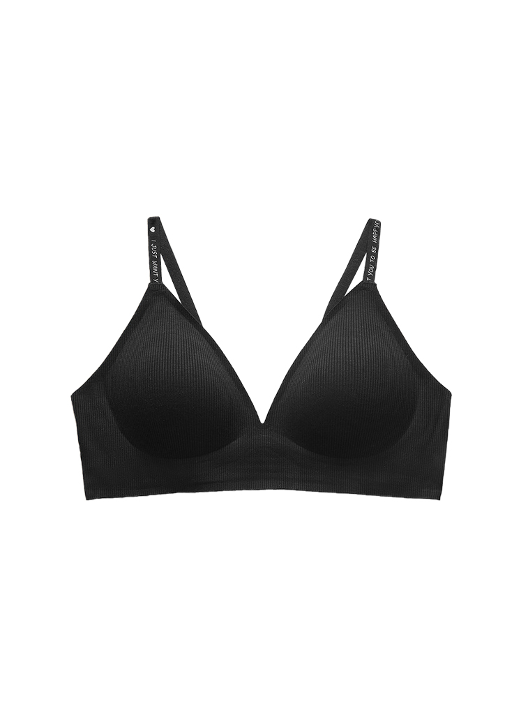 [쉼브라] 힐링 코튼 노와이어 브라 단품 심리스브라 편한브라 수면브라 여성속옷 여성브라 - 상세 이미지 5