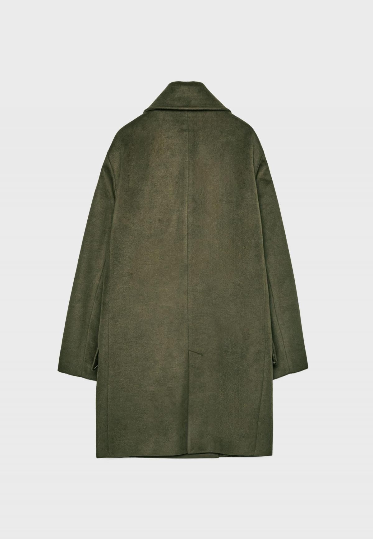 스트라디바리우스 테크니컬 더블브레스트 오버핏 코트 8476/771 OLIVE GREEN - 상세 이미지 3
