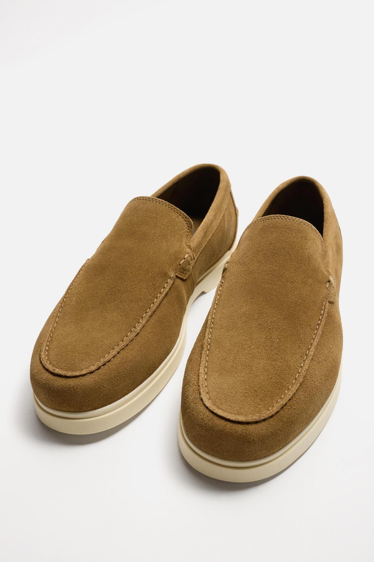자라 캐주얼 가죽 로퍼 2613/520 BEIGE - 상세 이미지 2