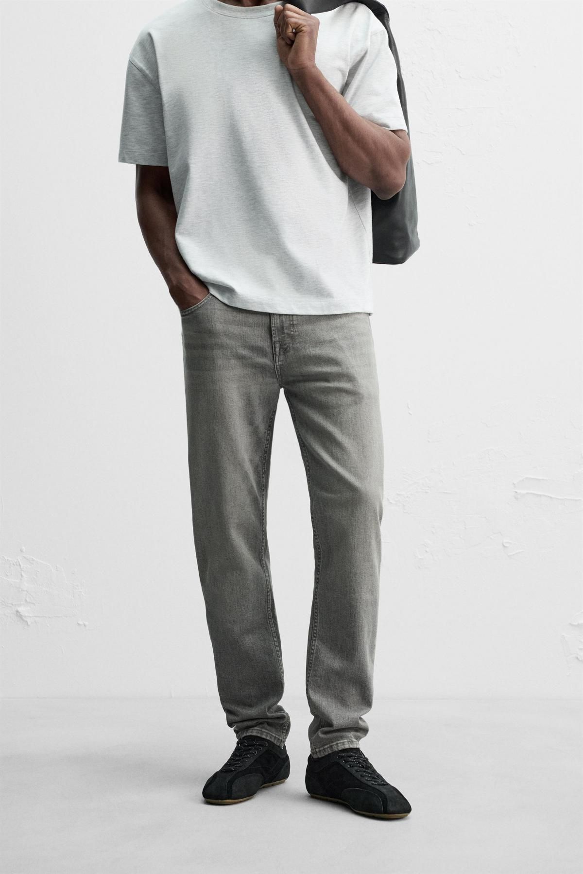 자라 슬림핏 진 0774/340 GREY - 메인 이미지