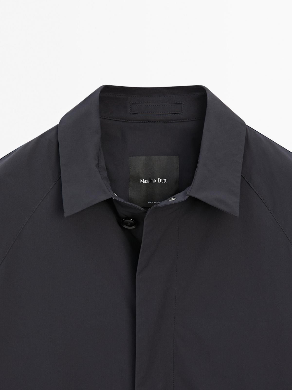 마시모두띠 테크니컬 발수 팩커블 트렌치코트 3497/525 DARK NAVY - 상세 이미지 3