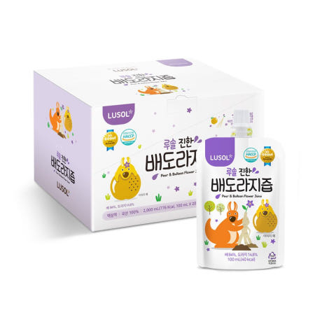 [선물박스]루솔 진한 배 도라지즙 100ml 120개