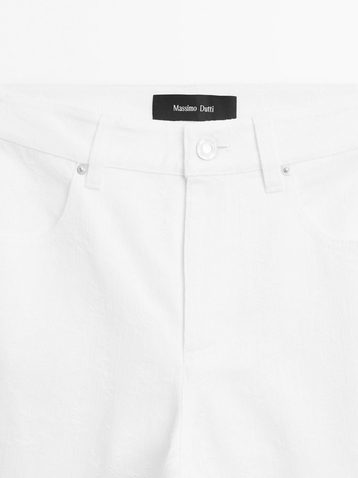 마시모두띠 텍스처 와이드 데님 이펙트 팬츠 5064/864 OFF WHITE - 상세 이미지 3