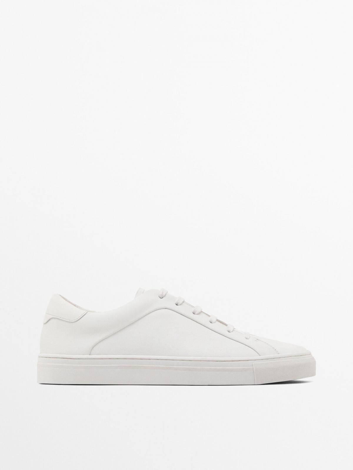마시모두띠 스플릿 스웨이드 스니커즈 2161/450 WHITE - 상품 이미지