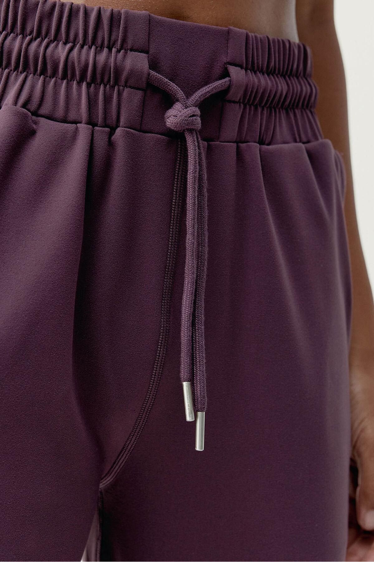 본리빙요가 테크니컬 조거 팬츠 퍼플 컴포트 스트레치 8182762 BURDEOS - 상세 이미지 3