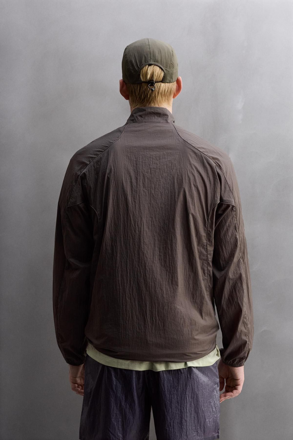 자라 테크니컬 라이트웨이트 윈드브레이커 재킷 1732/300 BROWN - 상세 이미지 4
