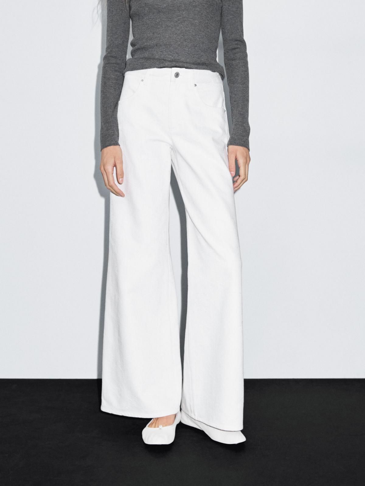 마시모두띠 텍스처 와이드 데님 이펙트 팬츠 5064/864 OFF WHITE - 상품 이미지
