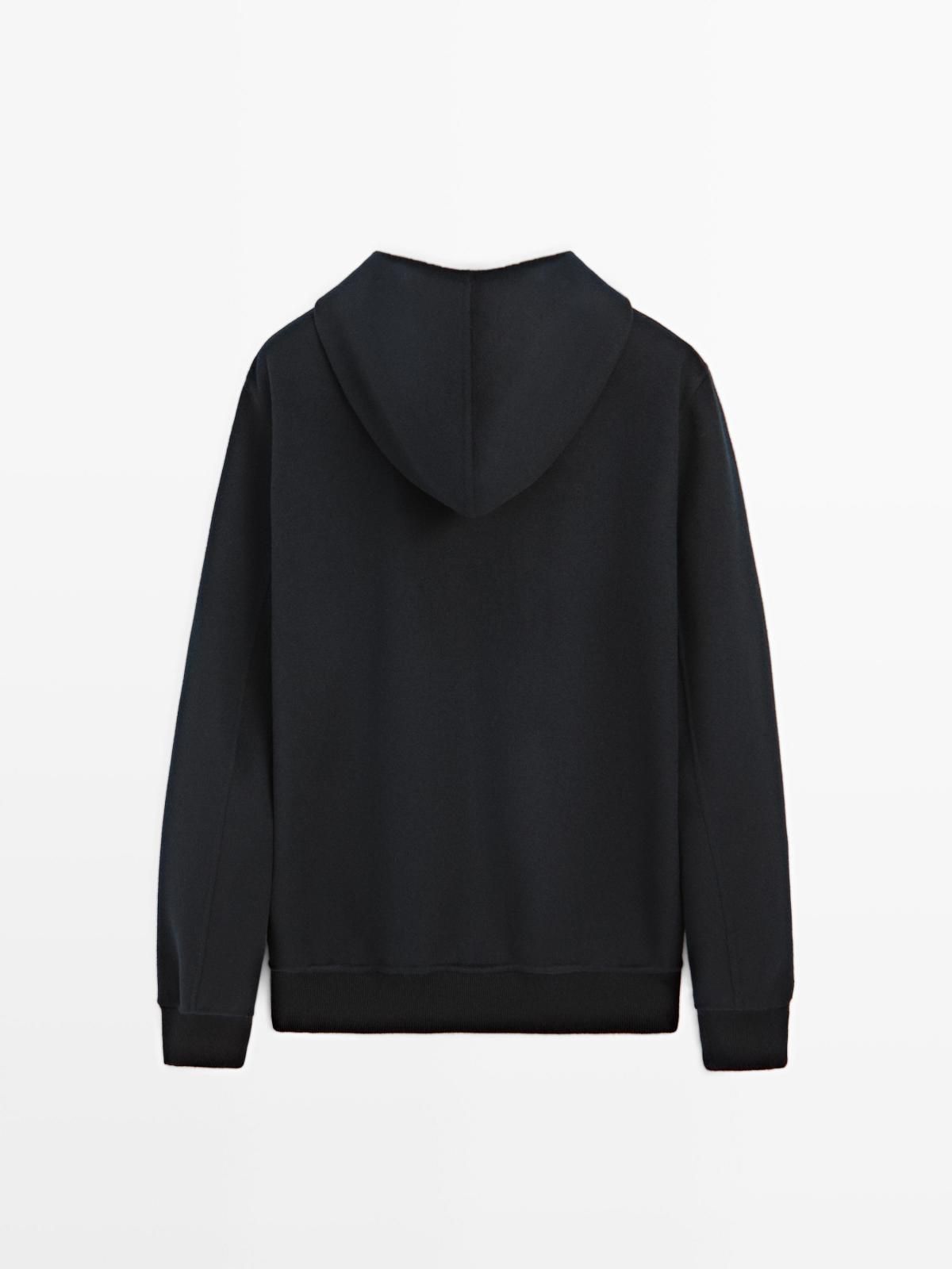 마시모두띠 프리미엄 울블렌드 후드 집업 가디건 2831/380 NAVY BLUE - 상세 이미지 2