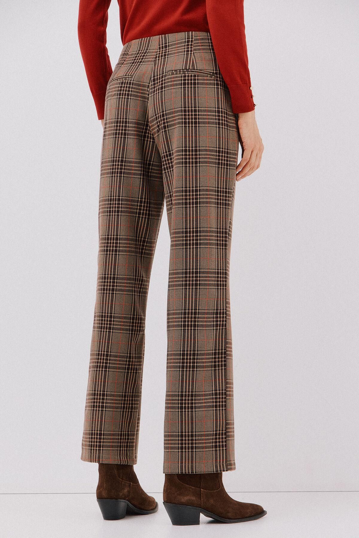 꼬르떼피엘 체크 슬림핏 스트레이트 슬랙스 팬츠 8292555 ARENA - 상세 이미지 5