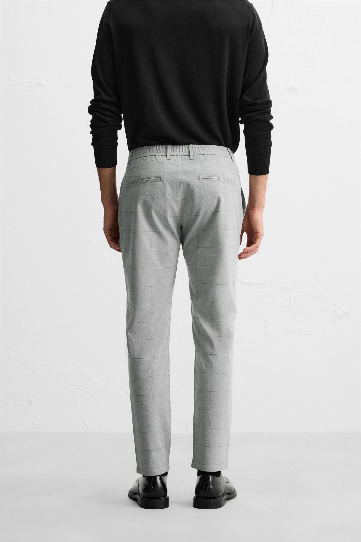 자라 슬림핏 컴포트 팬츠 6861/441 GREY MARL - 상세 이미지 3