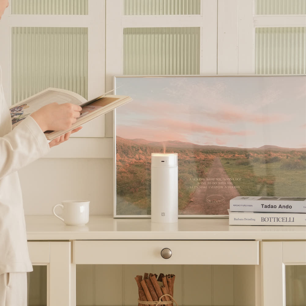 라이브박스 무드등 무선 가습기