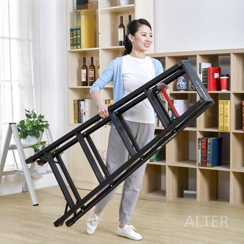 사다리 작업용 계단 경량 가벼운 선반 접이식 보관 RZB-12b(4단 1.09M) - 상세 이미지 2