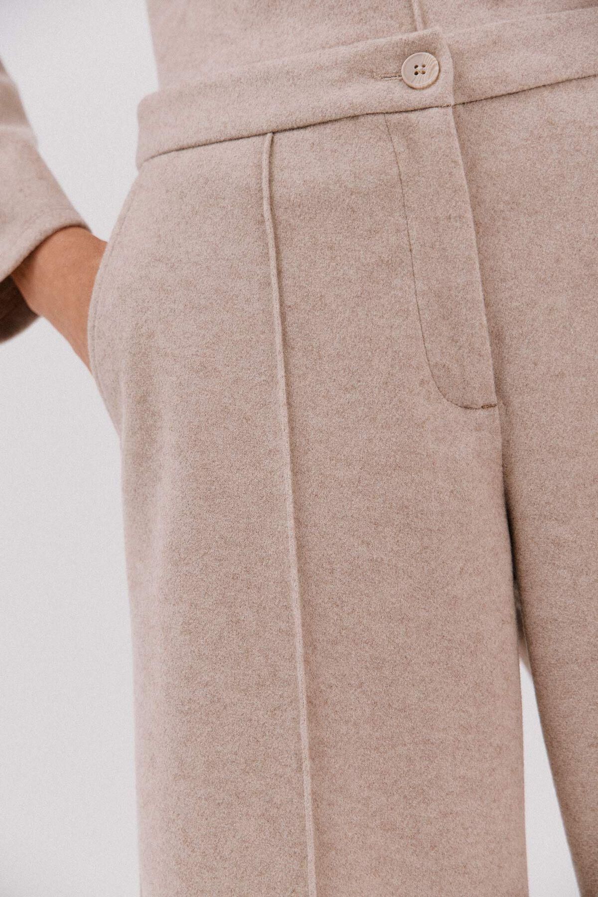 꼬르떼피엘 컴포트 소프트 와이드 팬츠 8722330 BEIGE - 상세 이미지 4