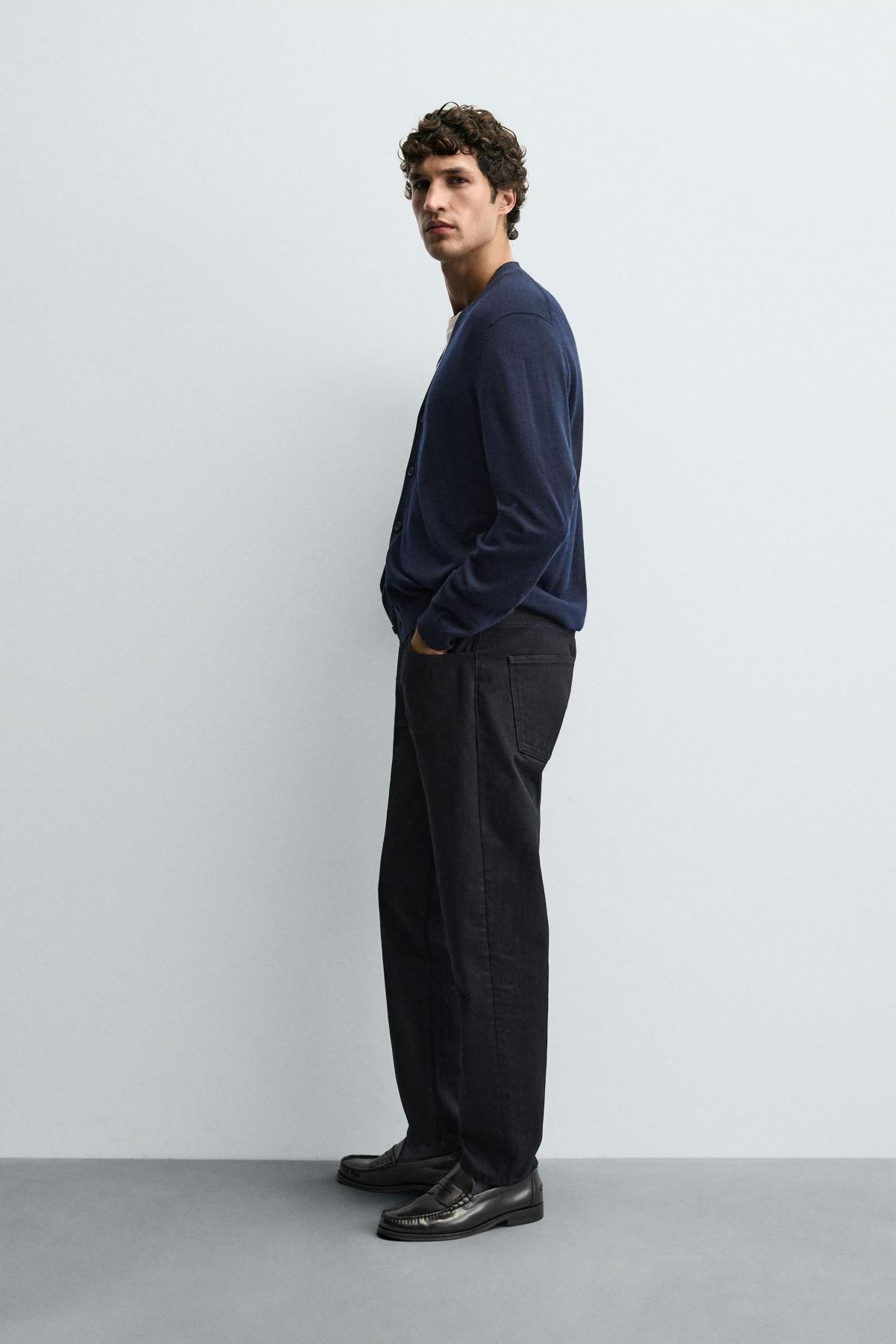 자라 슬림핏 데님 청바지 5585/302 DARK NAVY - 상세 이미지 5