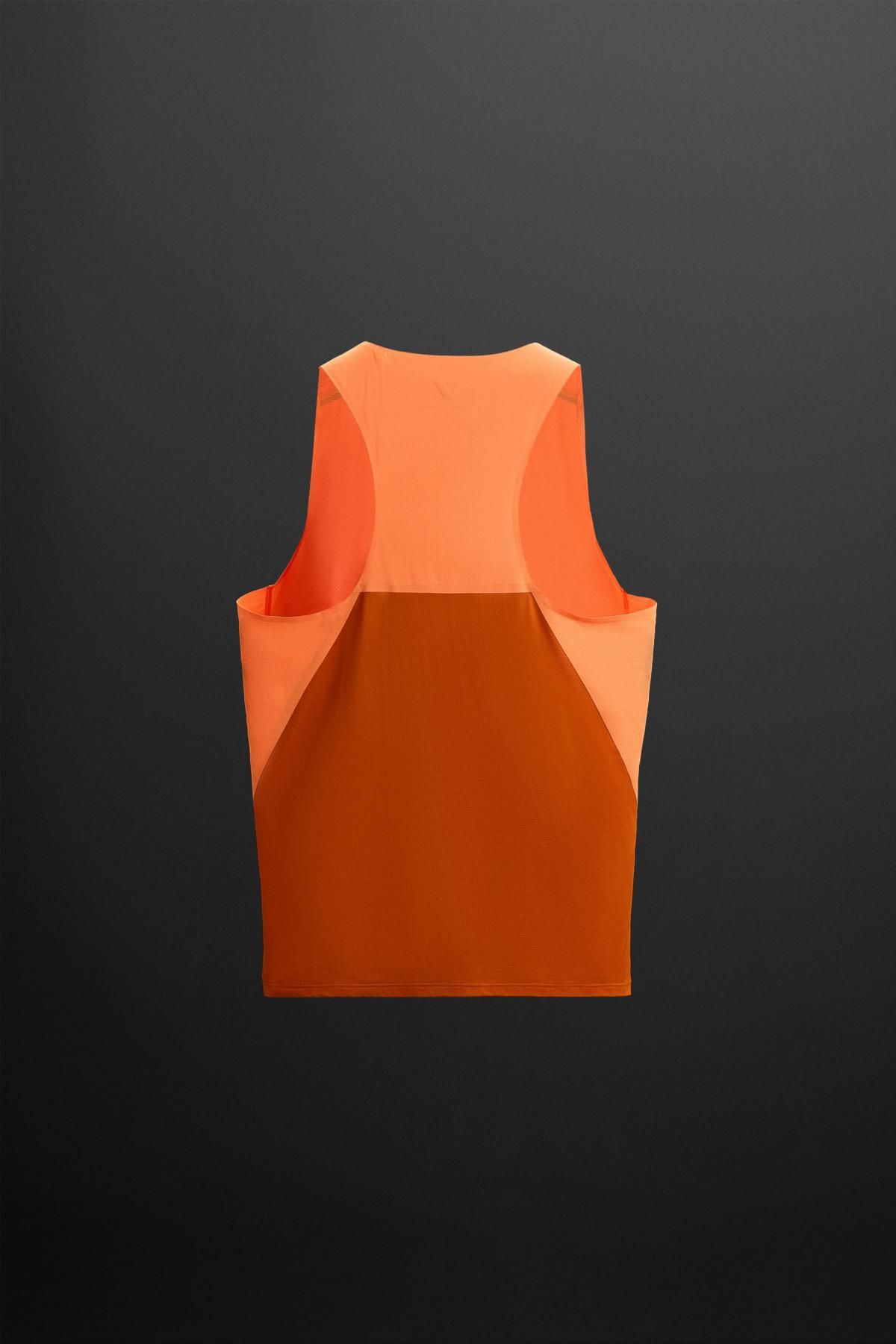 자라 테크니컬 쿨링 컬러블록 민소매 티셔츠 4387/302 ORANGE - 상세 이미지 2